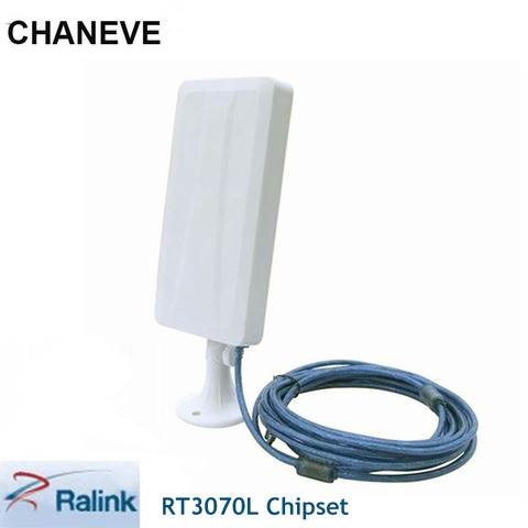 High Power 2000mW Ralink RT3070L Wireless USB Adapter 150Mbps  Long Range USB WiFi Adapter With14dBi Antenna For Kali Linux ► Photo 1/3