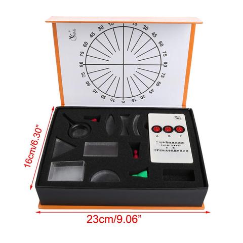 Optical Concave Convex Lens Prism Set Physical Optical Kit Laboratory Equipment ► Photo 1/6