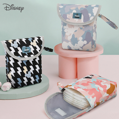 Disney Multifunctional Baby Diaper Organizer Reusable Waterproof Fashion Prints Wet/Dry Bag Mummy Storage Bag Travel Nappy Bag ► Photo 1/6