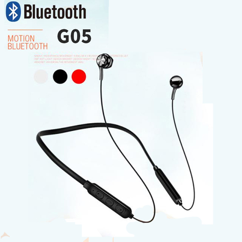 Bluetooth 5.0 G05 Earphone Magnetic Stereo Sports Headphone IPX7 Waterproof Wireless Headset with Mic for Andriod & iOS ► Photo 1/1