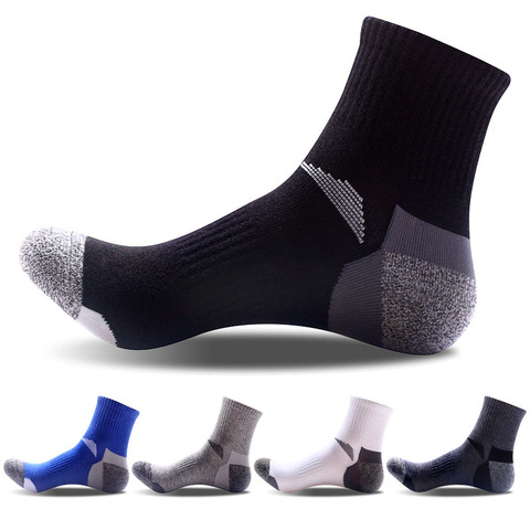 2022 NEW 5Pairs/Lot Breathable Business Casual Cotton Men Crew Socks High Quality Brand Black Sport Socks Male Size 40-45 ► Photo 1/6