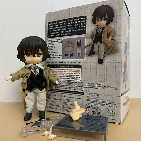 Bungo Stray Dogs Figure Osamu Dazai Nakajima Atsushi Figures Anime Real Suit Dazai Osamu Action Figure Toys Doll 14cm ► Photo 1/6