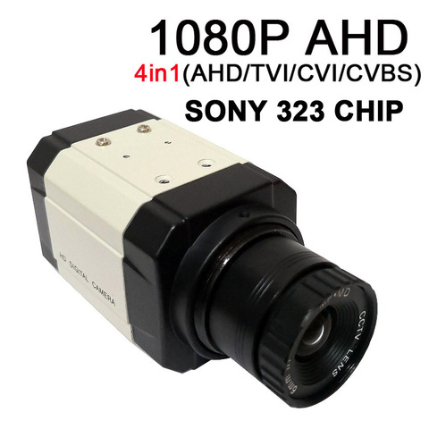 SMTKEY Standard AHD 1080P 4in1 (AHD/TVI/CVI/CVBS) Box mini camera with osd menu built in SONY IMX323 ► Photo 1/5