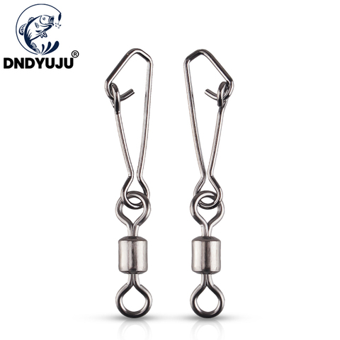 DNDYUJU 10/20/50/100Pcs Fishing Connector Barrel Swivels Snap Rolling Swivel  For Fishhook Link Fishing Lure Accessories - Price history & Review, AliExpress Seller - DNDYUJU Official Store