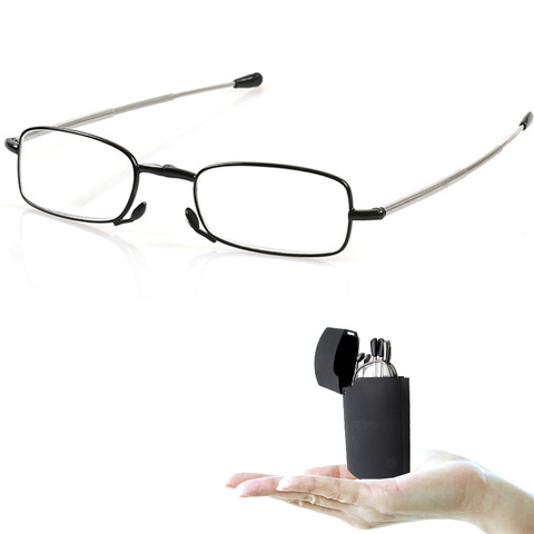 Portable Folding Glasses Pocket Reading Glasses for Men Women Presbyopic Foldable Full Frame 1.5 2.0 2.5 ► Photo 1/6