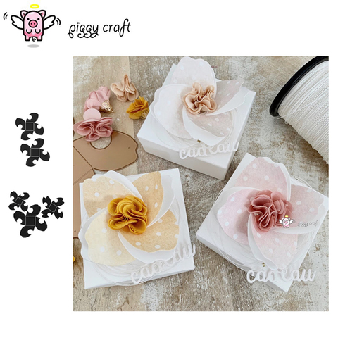 Piggy Craft metal cutting dies cut die mold Gift box card flower buckle Scrapbook paper craft knife mould blade punch stencils ► Photo 1/5