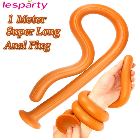 1M Super Long Dildo Huge Silicone Long Anal Dildo Butt Plug Erotic Adult Sex Toys For Women Men Anus Dilator Anal Plug Expander ► Photo 1/6
