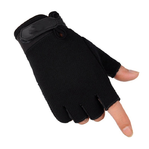Fingerless Mens Tactical Gloves Lightweight Child Summer Breathable Outdoor Riding Non-slip Wearable Women Half Finger Gloves ► Photo 1/6