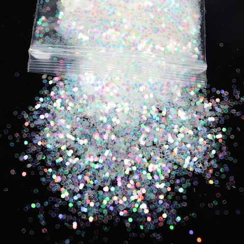 10g Gold Silver Shiny Nail Glitter Powder Flakes Dust Sparkly 0.2mm Sequins Chrome Pigment Polish Manicure Nail Art Decorations ► Photo 1/6