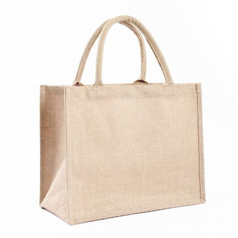 Portable Jute Reusable Tote Shopping Bag Grocery Organizer Storage Pouch Y3NE ► Photo 1/6
