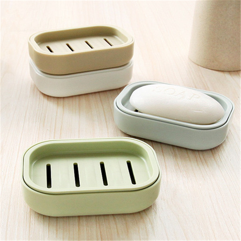 2022 New Bathroom Dish Plate Case Home Shower Travel Hiking Holder Container Soap Box Plastic Soap Box Dispenser Soap Rack ► Photo 1/6