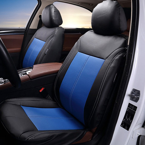 New Luxury Quality PU Leather Car seat protection cover Automobiles Seat Covers Set Universal Fit Most Cars Seat Covers For gift ► Photo 1/6
