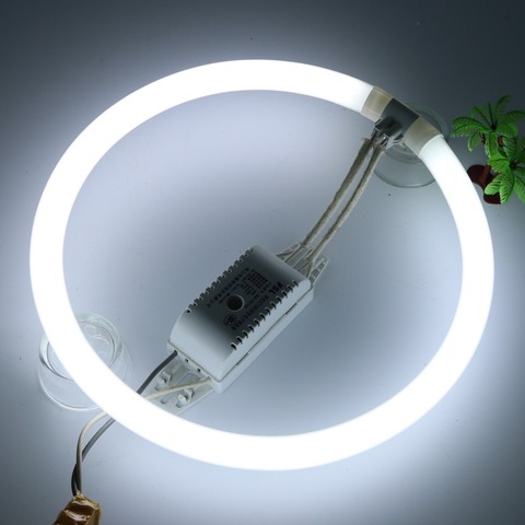 CFL Rare earth phosphor Compact Fluorescent Circular Lamp 2pcs,Circline Energy-saving Replace Light Tube T5 16mm 2700K 6500K ► Photo 1/6