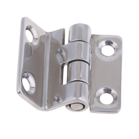 304 Marine Stainless Steel Folding Boat Door Hinges 1.7 x 1.5