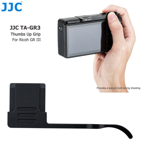 JJC TA-GR3 Thumbs-Up-Grip Hand-Grip For Ricoh GR III Camera Aluminium Alloy  Hotshoe Cover Hot Shoe Cap ► Photo 1/6