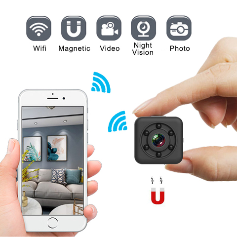 New SQ29 Wifi Mini Camera Magnetic Body Micro Cam HD Video Voice Recorder Night Vision DV Small Camcorder Support Hidden TF Card ► Photo 1/6