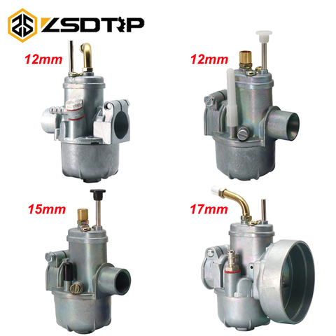 ZSDTRP New Carburetor Replacement Moped Bike fit Puch 12 15 17mm card Bing Style Carb for PUCH Bing SRC 1/17/54 ► Photo 1/6