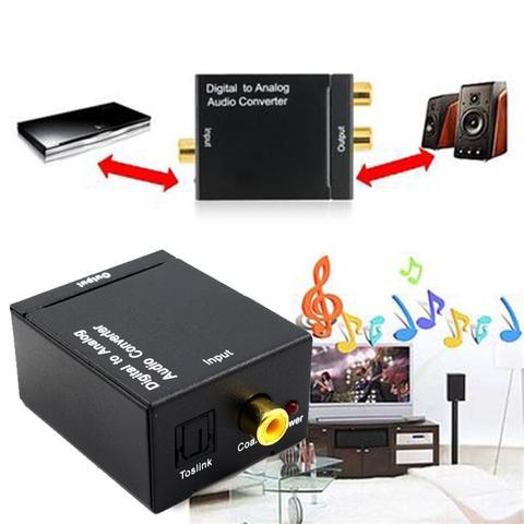 2022 New Audio Converter Optical Fiber Toslink Coaxial DAC to Audio SPDIF Decoder RCA ATV Signal Amplifier R/L X5L2 ► Photo 1/6