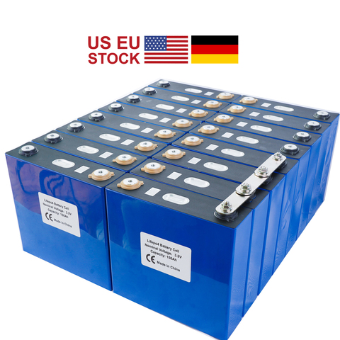 Grade A 2022 NEW 16PCS 3.2V 120Ah Lithium Iron Phosphate Cell Lifepo4 Battery Solar 24V 48V 176Ah Not 150Ah EU US TAX FREE ► Photo 1/6