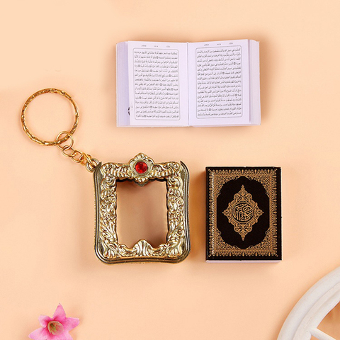 Keychain Quran Book Cool Cute Car Bag Key Ring Mini Fashion Wholesale Islam Gift ► Photo 1/6