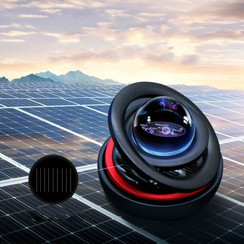 Solar Magnetic Levitation Car Rotating Ornaments Car Decoration Solar System Figurines Decoration Accessories Creative Gift ► Photo 1/1