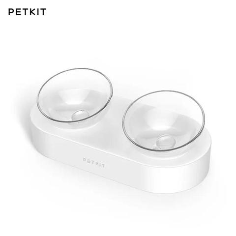 Petkit Pet Bowl Feeding Dishes Adjustable Single or Double bowls Feeder Bowls Water Cup Cat Bowls Drinking Bowl Pet Supplies ► Photo 1/6