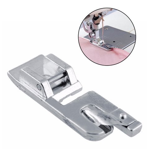 Hot Sale 1Pcs Rolled Hem Curling Presser Foot For Sewing Machine Singer Janome Sewing Accessories ► Photo 1/6