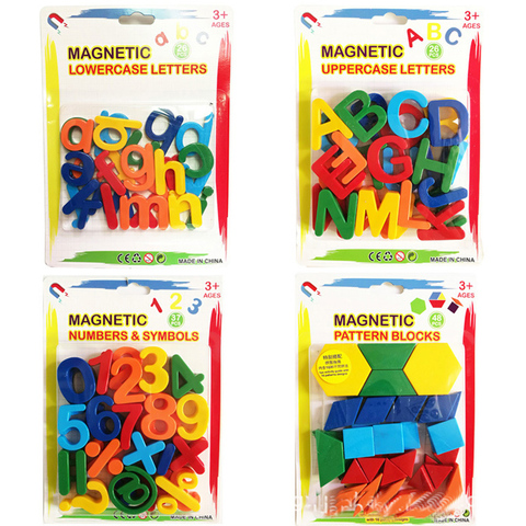 26pcs Magnetic Learning Alphabet Letters Plastic Refrigerator Stickers Toddlers Kids Learning Spelling Counting Educational Toys ► Photo 1/6