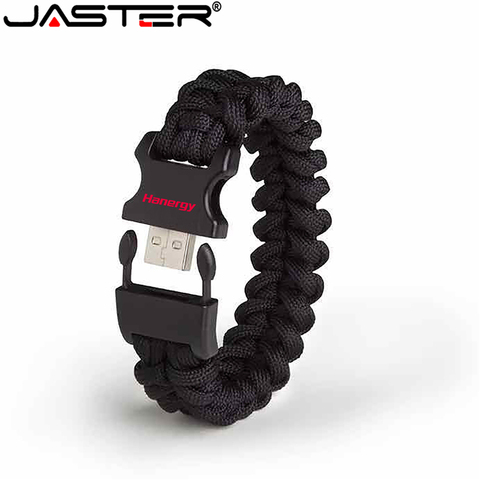 JSTER 2022 Fashion Wrist USB Flash Drive 4GB 8GB 16GB 32GB 64GB Pendrive Memory Stick Free Shipping ► Photo 1/5