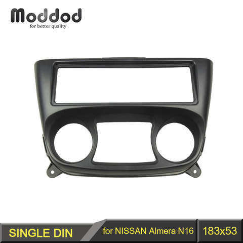 1 Din Fascia for Nissan Almera N16 2000-2006 Radio DVD Stereo Panel Dash Install Trim Kit Face Surround Frame ► Photo 1/6