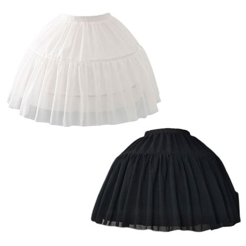 Cosplay Fish-bone Short Skirt Lolita Carmen Slip Liner Cute Girls Skirts Adjustable Petticoat N84D ► Photo 1/6