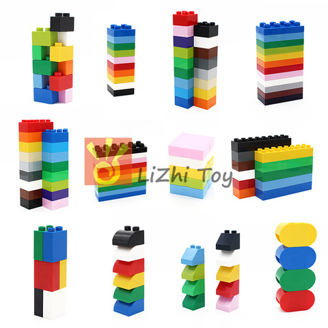 MOC Big Size Building Blocks Duplo Bricks Assembled Accessories Bulk Part Compatible Legoeds Building Blocks Duplo Toys ► Photo 1/5