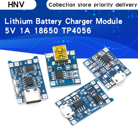 Micro USB 5V 1A 18650 TP4056 Lithium Battery Charger Module Charging Board With Protection Dual Functions 1A Li-ion ► Photo 1/6