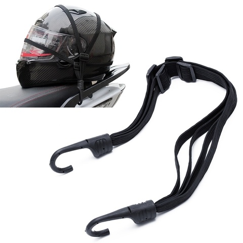 Motorcycle Flexible Universal Helmet Luggage Elastic Rope Strap 2 Hooks ► Photo 1/6