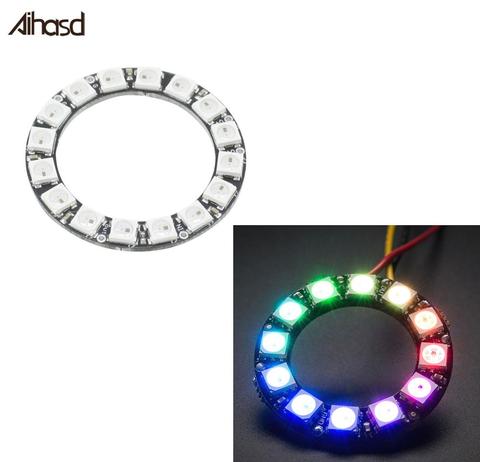 16 Bits 16 X WS2812 WS2812B Module 5050 RGB LED Ring Lamp Light with Integrated Drivers ► Photo 1/4