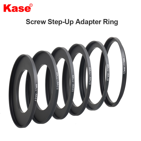 Kase Screw Step-Up Adapter Ring 49-77/52-77/58-77/62-77/67-72/67-77/67-82/72-7/72-82/77-82mm ► Photo 1/2