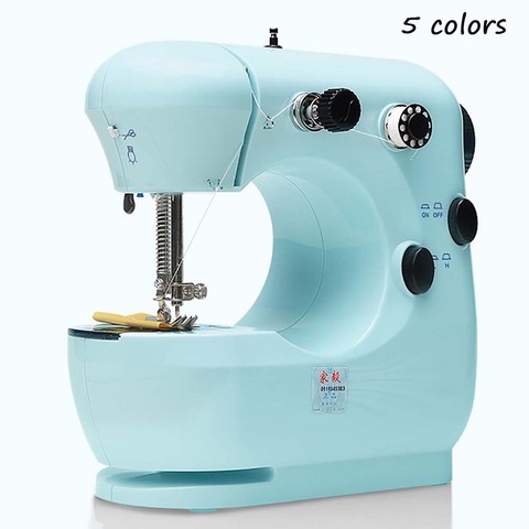 INNE Sewing Machine Foot Pedal Mini Sew Machines Manual Portable Speed Adjustment Stitching  For new tailor Electric Light ► Photo 1/6