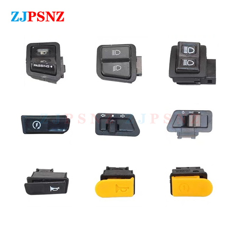 Motorcycle Switches Button Horn Turn Signal High Low Beam Electric Start Button Simmer Switch Assembly PIAGGIO Zip 50Fly 100 150 ► Photo 1/6