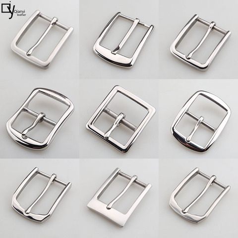 The new high-end leisure 304 stainless steel allergy-proof needle buckle belt buckle belt strip accessories 3.5cm Qianyi leather ► Photo 1/6