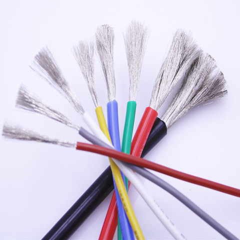 10 colors10 meters soft silicone wire 16AWG 10 11 12 13 14 15 17 18 20 22 24awg heat-resistant 200 ° cold-resistant -60 ° cable ► Photo 1/6