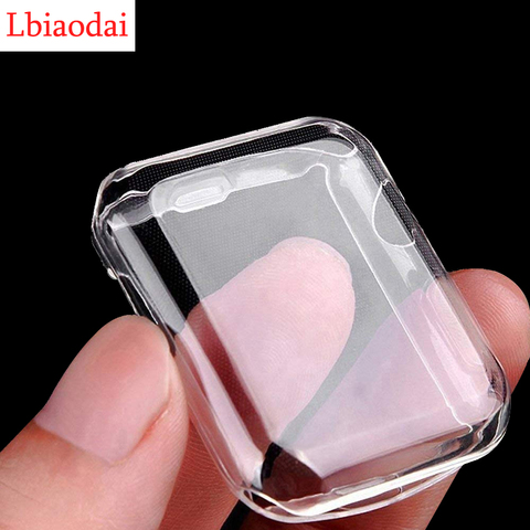 Screen Protector For Apple Watch 6 case 44MM 40MM Full TPU bumper Iwatch Cover 42mm 38MM accessories for iwatch series 5 4 3 2 1 ► Photo 1/3