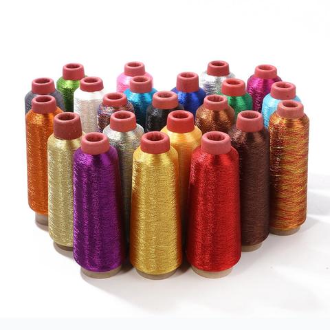 Mix Color Pick 3200m/Roll Reel DMC Metallic Embroidery Crochet Knitting Cross Stitch Yarn Threads Sewing tool machine needlework ► Photo 1/6