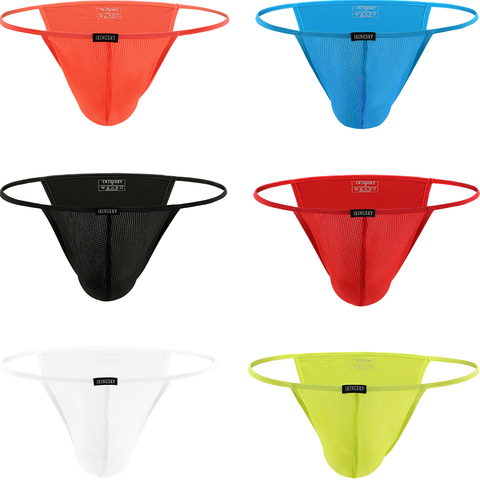 Men's High-Leg Opening Bikini Underwear Sexy Brazilian Back Mens Underwear ► Photo 1/6