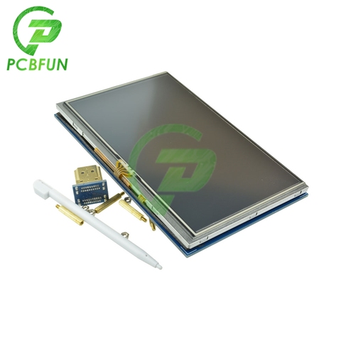 New 5 inch 840X480 HDMI Touch Screen TFT LCD Panel Shield Module For Raspberry Pi 800×480 High Resolution LCD Display Module ► Photo 1/6