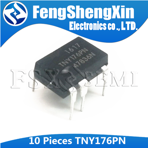 10pcs/lot TNY176PN DIP7 TNY176P DIP TNY176 176PN DIP-7 Power management chip ► Photo 1/2