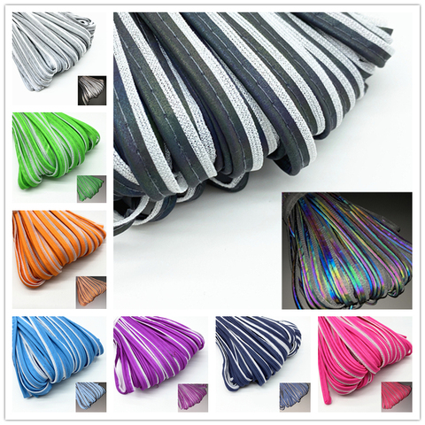 5 yards 9mm Reflective ribbon Edge Sewing Ribbon Cord Rope for Sheets Sofa Curtains Hats Clothes Various Fabric Sewing DIY ► Photo 1/6