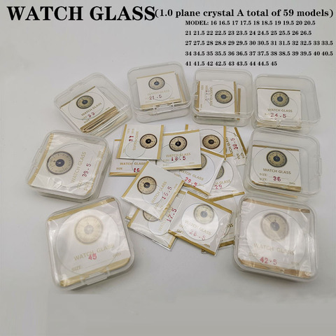 Watch crystal glass lens 1.0 plane round high-brightness watch mirror watch crystal gasket ► Photo 1/6