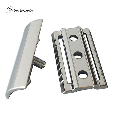 Dscosmetic Chrome Color Zinc Alloy double edge safety razor head ► Photo 1/6