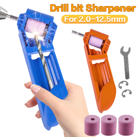 Portable Drill Bit Sharpener Corundum Grinding Wheel Tool Corundum Resisting Drill Polishing Grinder Wheel Tool 2.0-12.5mm Drill ► Photo 1/6