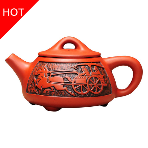 Drop shipping Purple clay teapot,Traditional Chinese Tea pot Dragon and Phoenix Tea kettle Premium tea,purple clay tea set ► Photo 1/6